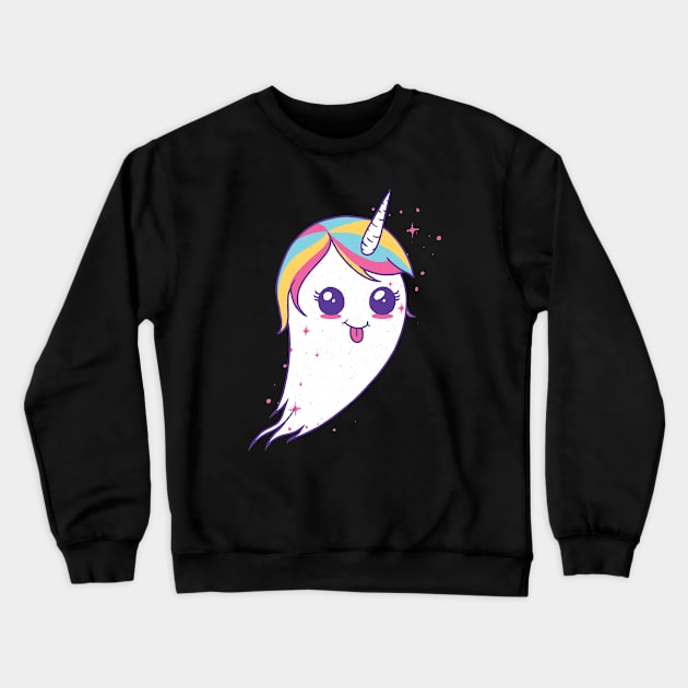 Unicorn Ghost Crewneck Sweatshirt by LR_Collections